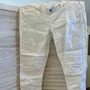 Seraphine maternity white jeans